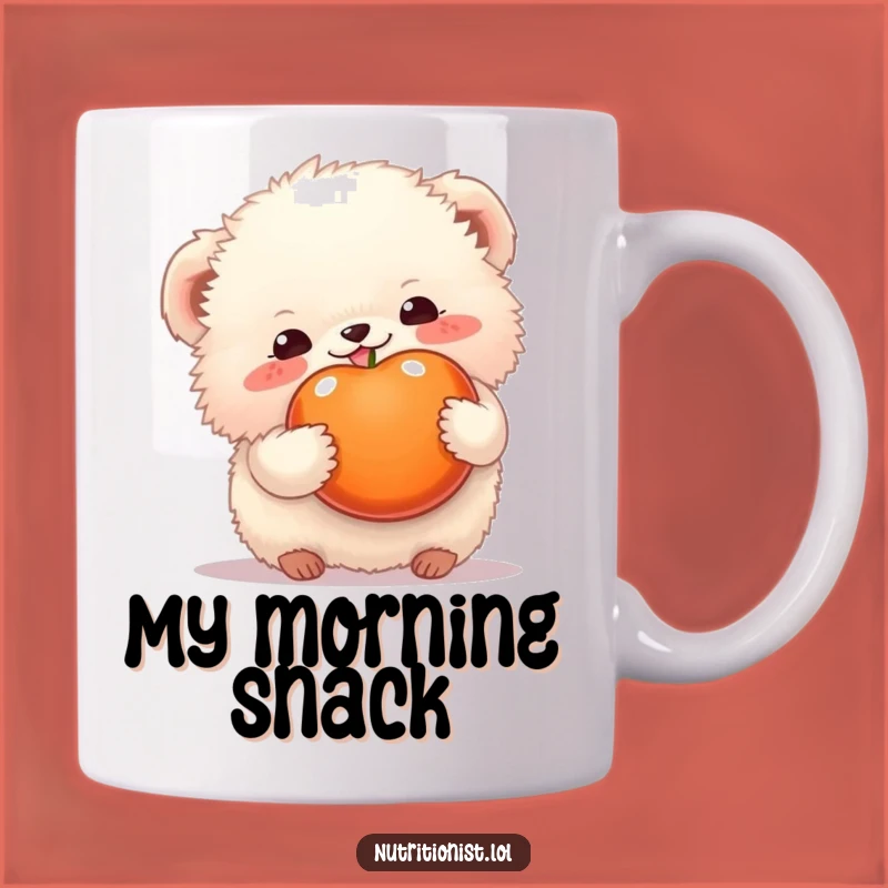 Funny Fluffy Creature Fruit Mug: Deliciously Hilarious Gift Choice