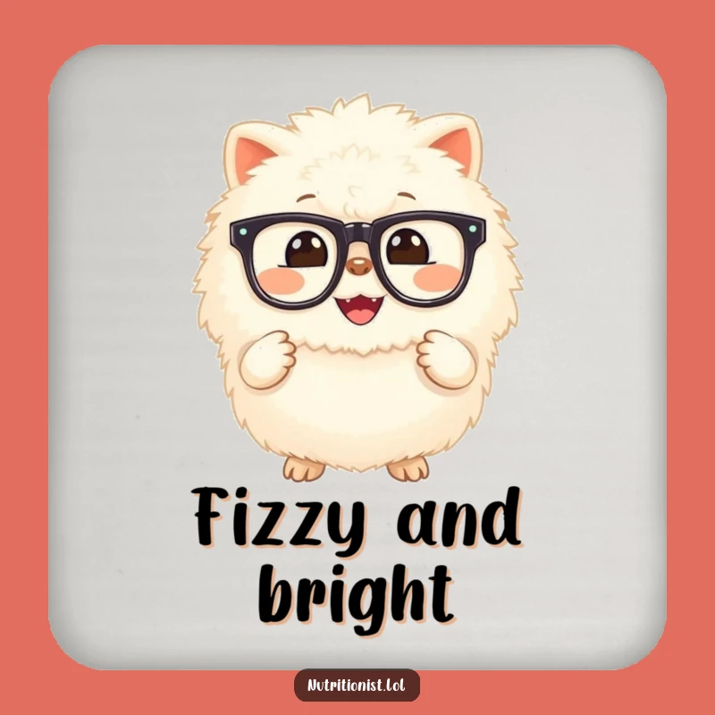 Funny Supplement Creature Coasters: Sip & Smile with Glowing Health Art