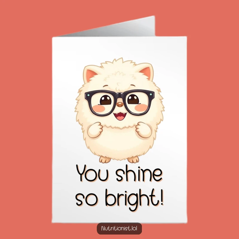 Free Printable Congrats Card: Supplement Creature, Hilarious Downloadable Gift!