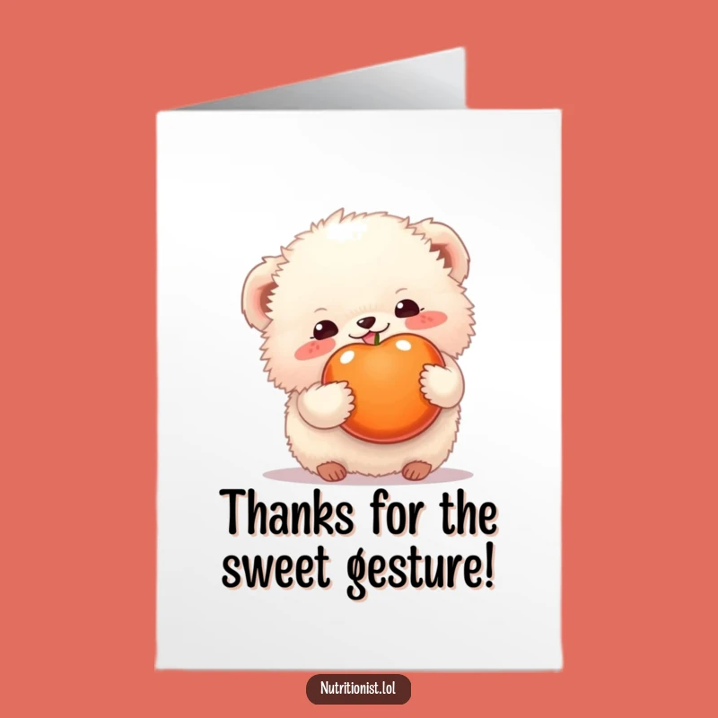 Yummy Free Printable Thank You Card: Creature's Fruit - Print Now!